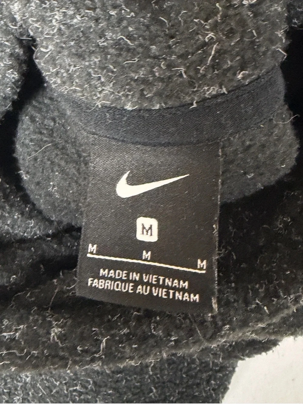 Nike Women's Therma Fit Fleece Cowlneck Black Pullover Size Medium